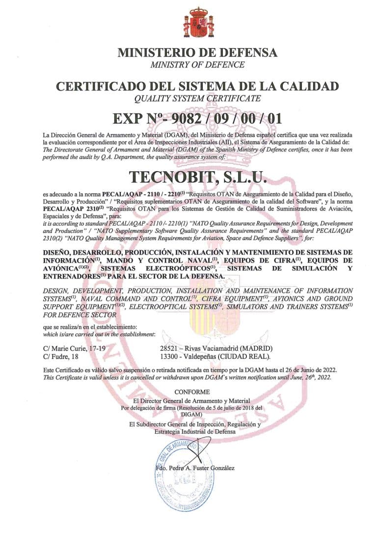 TECNOBIT Ministerio de Defensa - Certificación PECAL AQAP -2110 -2210 -2310 (1)_page-0001