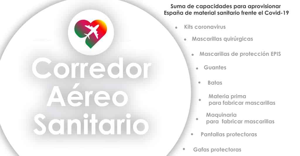 corredor aereo sanitario grupo oesia